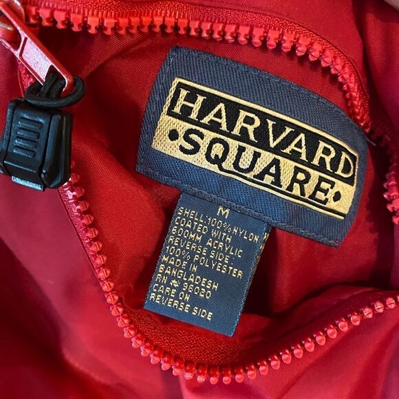 Dooney & Bourke Sz M Red Nylon & Fleece Sleeveless Front Zipper layer Vest - Picture 9 of 10